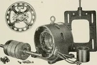 Picture 387 of 428 from Cyclopedia of applied electricity : a general reference work on direct-current generators and motors, storage batteries, electrochemistry, welding, electric wiring, meters, electric lighting, electric railways, power stations, switchboards, power transmission, alternating-current machinery, telegraphy, etc. (1916), leaf 427