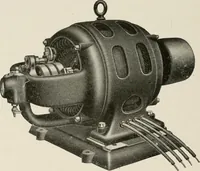 Picture 404 of 428 from Cyclopedia of applied electricity : a general reference work on direct-current generators and motors, storage batteries, electrochemistry, welding, electric wiring, meters, electric lighting, electric railways, power stations, switchboards, power transmission, alternating-current machinery, telegraphy, etc. (1916), leaf 442