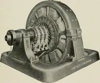 Picture 416 of 428 from Cyclopedia of applied electricity : a general reference work on direct-current generators and motors, storage batteries, electrochemistry, welding, electric wiring, meters, electric lighting, electric railways, power stations, switchboards, power transmission, alternating-current machinery, telegraphy, etc. (1916), leaf 455