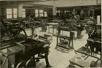 An illustration from Cyclopedia of applied electricity : a general reference work on direct-current generators and motors, storage batteries, electrochemistry, welding, electric wiring, meters, electric lighting, electric railways, power stations, switchboards, power transmission, alternating-current machinery, telegraphy, etc. (1916)