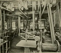 An illustration from Cyclopedia of applied electricity : a general reference work on direct-current generators and motors, storage batteries, electrochemistry, welding, electric wiring, meters, electric lighting, electric railways, power stations, switchboards, power transmission, alternating-current machinery, telegraphy, etc. (1916)