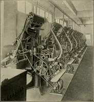 An illustration from Cyclopedia of applied electricity : a general reference work on direct-current generators and motors, storage batteries, electrochemistry, welding, electric wiring, meters, electric lighting, electric railways, power stations, switchboards, power transmission, alternating-current machinery, telegraphy, etc. (1916)