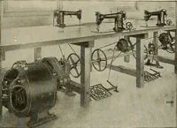 An illustration from Cyclopedia of applied electricity : a general reference work on direct-current generators and motors, storage batteries, electrochemistry, welding, electric wiring, meters, electric lighting, electric railways, power stations, switchboards, power transmission, alternating-current machinery, telegraphy, etc. (1916)