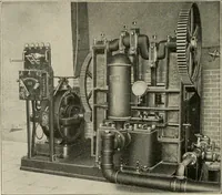An illustration from Cyclopedia of applied electricity : a general reference work on direct-current generators and motors, storage batteries, electrochemistry, welding, electric wiring, meters, electric lighting, electric railways, power stations, switchboards, power transmission, alternating-current machinery, telegraphy, etc. (1916)