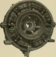 An illustration from Cyclopedia of applied electricity : a general reference work on direct-current generators and motors, storage batteries, electrochemistry, welding, electric wiring, meters, electric lighting, electric railways, power stations, switchboards, power transmission, alternating-current machinery, telegraphy, etc. (1916)