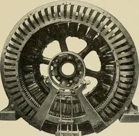 An illustration from Cyclopedia of applied electricity : a general reference work on direct-current generators and motors, storage batteries, electrochemistry, welding, electric wiring, meters, electric lighting, electric railways, power stations, switchboards, power transmission, alternating-current machinery, telegraphy, etc. (1916)