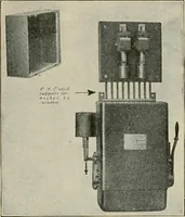 An illustration from Cyclopedia of applied electricity : a general reference work on direct-current generators and motors, storage batteries, electrochemistry, welding, electric wiring, meters, electric lighting, electric railways, power stations, switchboards, power transmission, alternating-current machinery, telegraphy, etc. (1916)