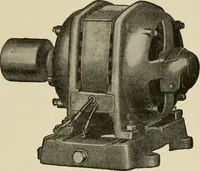 An illustration from Cyclopedia of applied electricity : a general reference work on direct-current generators and motors, storage batteries, electrochemistry, welding, electric wiring, meters, electric lighting, electric railways, power stations, switchboards, power transmission, alternating-current machinery, telegraphy, etc. (1916)