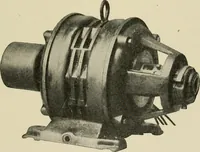 An illustration from Cyclopedia of applied electricity : a general reference work on direct-current generators and motors, storage batteries, electrochemistry, welding, electric wiring, meters, electric lighting, electric railways, power stations, switchboards, power transmission, alternating-current machinery, telegraphy, etc. (1916)