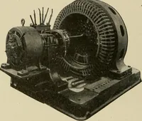 An illustration from Cyclopedia of applied electricity : a general reference work on direct-current generators and motors, storage batteries, electrochemistry, welding, electric wiring, meters, electric lighting, electric railways, power stations, switchboards, power transmission, alternating-current machinery, telegraphy, etc. (1916)