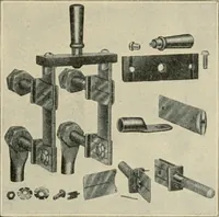 An illustration from Cyclopedia of applied electricity : a general reference work on direct-current generators and motors, storage batteries, electrochemistry, welding, electric wiring, meters, electric lighting, electric railways, power stations, switchboards, power transmission, alternating-current machinery, telegraphy, etc. (1916)