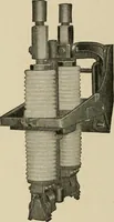 An illustration from Cyclopedia of applied electricity : a general reference work on direct-current generators and motors, storage batteries, electrochemistry, welding, electric wiring, meters, electric lighting, electric railways, power stations, switchboards, power transmission, alternating-current machinery, telegraphy, etc. (1916)
