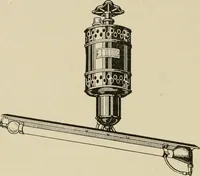 An illustration from Cyclopedia of applied electricity : a general reference work on direct-current generators and motors, storage batteries, electrochemistry, welding, electric wiring, meters, electric lighting, electric railways, power stations, switchboards, power transmission, alternating-current machinery, telegraphy, etc. (1916)