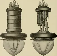 An illustration from Cyclopedia of applied electricity : a general reference work on direct-current generators and motors, storage batteries, electrochemistry, welding, electric wiring, meters, electric lighting, electric railways, power stations, switchboards, power transmission, alternating-current machinery, telegraphy, etc. (1916)