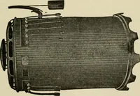 An illustration from Cyclopedia of applied electricity : a general reference work on direct-current generators and motors, storage batteries, electrochemistry, welding, electric wiring, meters, electric lighting, electric railways, power stations, switchboards, power transmission, alternating-current machinery, telegraphy, etc. (1916)