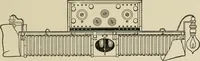An illustration from Cyclopedia of applied electricity : a general reference work on direct-current generators and motors, storage batteries, electrochemistry, welding, electric wiring, meters, electric lighting, electric railways, power stations, switchboards, power transmission, alternating-current machinery, telegraphy, etc. (1916)