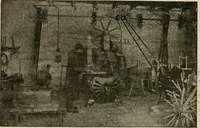 An illustration from Cyclopedia of applied electricity : a general reference work on direct-current generators and motors, storage batteries, electrochemistry, welding, electric wiring, meters, electric lighting, electric railways, power stations, switchboards, power transmission, alternating-current machinery, telegraphy, etc. (1916)