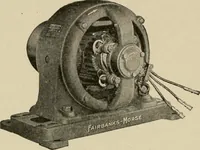 An illustration from Cyclopedia of applied electricity : a general reference work on direct-current generators and motors, storage batteries, electrochemistry, welding, electric wiring, meters, electric lighting, electric railways, power stations, switchboards, power transmission, alternating-current machinery, telegraphy, etc. (1916)