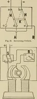 An illustration from Cyclopedia of applied electricity : a general reference work on direct-current generators and motors, storage batteries, electrochemistry, welding, electric wiring, meters, electric lighting, electric railways, power stations, switchboards, power transmission, alternating-current machinery, telegraphy, etc. (1916)
