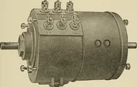 An illustration from Cyclopedia of applied electricity : a general reference work on direct-current generators and motors, storage batteries, electrochemistry, welding, electric wiring, meters, electric lighting, electric railways, power stations, switchboards, power transmission, alternating-current machinery, telegraphy, etc. (1916)