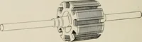 An illustration from Cyclopedia of applied electricity : a general reference work on direct-current generators and motors, storage batteries, electrochemistry, welding, electric wiring, meters, electric lighting, electric railways, power stations, switchboards, power transmission, alternating-current machinery, telegraphy, etc. (1916)