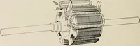 An illustration from Cyclopedia of applied electricity : a general reference work on direct-current generators and motors, storage batteries, electrochemistry, welding, electric wiring, meters, electric lighting, electric railways, power stations, switchboards, power transmission, alternating-current machinery, telegraphy, etc. (1916)
