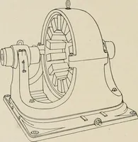 An illustration from Cyclopedia of applied electricity : a general reference work on direct-current generators and motors, storage batteries, electrochemistry, welding, electric wiring, meters, electric lighting, electric railways, power stations, switchboards, power transmission, alternating-current machinery, telegraphy, etc. (1916)