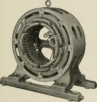 An illustration from Cyclopedia of applied electricity : a general reference work on direct-current generators and motors, storage batteries, electrochemistry, welding, electric wiring, meters, electric lighting, electric railways, power stations, switchboards, power transmission, alternating-current machinery, telegraphy, etc. (1916)