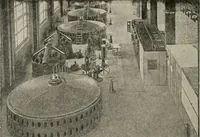 An illustration from Cyclopedia of applied electricity : a general reference work on direct-current generators and motors, storage batteries, electrochemistry, welding, electric wiring, meters, electric lighting, electric railways, power stations, switchboards, power transmission, alternating-current machinery, telegraphy, etc. (1916)