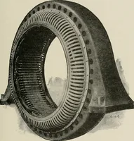 An illustration from Cyclopedia of applied electricity : a general reference work on direct-current generators and motors, storage batteries, electrochemistry, welding, electric wiring, meters, electric lighting, electric railways, power stations, switchboards, power transmission, alternating-current machinery, telegraphy, etc. (1916)