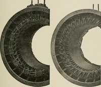 An illustration from Cyclopedia of applied electricity : a general reference work on direct-current generators and motors, storage batteries, electrochemistry, welding, electric wiring, meters, electric lighting, electric railways, power stations, switchboards, power transmission, alternating-current machinery, telegraphy, etc. (1916)