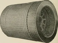 An illustration from Cyclopedia of applied electricity : a general reference work on direct-current generators and motors, storage batteries, electrochemistry, welding, electric wiring, meters, electric lighting, electric railways, power stations, switchboards, power transmission, alternating-current machinery, telegraphy, etc. (1916)