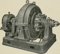 An illustration from Cyclopedia of applied electricity : a general reference work on direct-current generators and motors, storage batteries, electrochemistry, welding, electric wiring, meters, electric lighting, electric railways, power stations, switchboards, power transmission, alternating-current machinery, telegraphy, etc. (1916)
