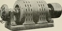 An illustration from Cyclopedia of applied electricity : a general reference work on direct-current generators and motors, storage batteries, electrochemistry, welding, electric wiring, meters, electric lighting, electric railways, power stations, switchboards, power transmission, alternating-current machinery, telegraphy, etc. (1916)