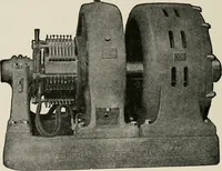 An illustration from Cyclopedia of applied electricity : a general reference work on direct-current generators and motors, storage batteries, electrochemistry, welding, electric wiring, meters, electric lighting, electric railways, power stations, switchboards, power transmission, alternating-current machinery, telegraphy, etc. (1916)