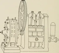An illustration from Cyclopedia of applied electricity : a general reference work on direct-current generators and motors, storage batteries, electrochemistry, welding, electric wiring, meters, electric lighting, electric railways, power stations, switchboards, power transmission, alternating-current machinery, telegraphy, etc. (1916)