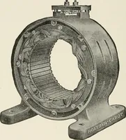 An illustration from Cyclopedia of applied electricity : a general reference work on direct-current generators and motors, storage batteries, electrochemistry, welding, electric wiring, meters, electric lighting, electric railways, power stations, switchboards, power transmission, alternating-current machinery, telegraphy, etc. (1916)