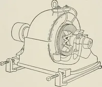 An illustration from Cyclopedia of applied electricity : a general reference work on direct-current generators and motors, storage batteries, electrochemistry, welding, electric wiring, meters, electric lighting, electric railways, power stations, switchboards, power transmission, alternating-current machinery, telegraphy, etc. (1916)
