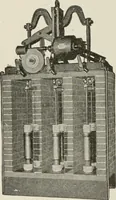 An illustration from Cyclopedia of applied electricity : a general reference work on direct-current generators and motors, storage batteries, electrochemistry, welding, electric wiring, meters, electric lighting, electric railways, power stations, switchboards, power transmission, alternating-current machinery, telegraphy, etc. (1916)