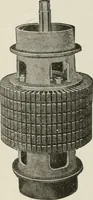 An illustration from Cyclopedia of applied electricity : a general reference work on direct-current generators and motors, storage batteries, electrochemistry, welding, electric wiring, meters, electric lighting, electric railways, power stations, switchboards, power transmission, alternating-current machinery, telegraphy, etc. (1916)