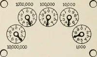 An illustration from Cyclopedia of applied electricity : a general reference work on direct-current generators and motors, storage batteries, electrochemistry, welding, electric wiring, meters, electric lighting, electric railways, power stations, switchboards, power transmission, alternating-current machinery, telegraphy, etc. (1916)
