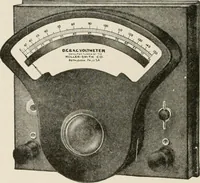 An illustration from Cyclopedia of applied electricity : a general reference work on direct-current generators and motors, storage batteries, electrochemistry, welding, electric wiring, meters, electric lighting, electric railways, power stations, switchboards, power transmission, alternating-current machinery, telegraphy, etc. (1916)