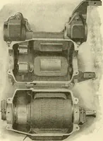 An illustration from Cyclopedia of applied electricity : a general reference work on direct-current generators and motors, storage batteries, electrochemistry, welding, electric wiring, meters, electric lighting, electric railways, power stations, switchboards, power transmission, alternating-current machinery, telegraphy, etc. (1916)