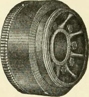 An illustration from Cyclopedia of applied electricity : a general reference work on direct-current generators and motors, storage batteries, electrochemistry, welding, electric wiring, meters, electric lighting, electric railways, power stations, switchboards, power transmission, alternating-current machinery, telegraphy, etc. (1916)