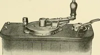 An illustration from Cyclopedia of applied electricity : a general reference work on direct-current generators and motors, storage batteries, electrochemistry, welding, electric wiring, meters, electric lighting, electric railways, power stations, switchboards, power transmission, alternating-current machinery, telegraphy, etc. (1916)