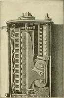 An illustration from Cyclopedia of applied electricity : a general reference work on direct-current generators and motors, storage batteries, electrochemistry, welding, electric wiring, meters, electric lighting, electric railways, power stations, switchboards, power transmission, alternating-current machinery, telegraphy, etc. (1916)