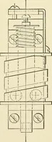 An illustration from Cyclopedia of applied electricity : a general reference work on direct-current generators and motors, storage batteries, electrochemistry, welding, electric wiring, meters, electric lighting, electric railways, power stations, switchboards, power transmission, alternating-current machinery, telegraphy, etc. (1916)