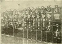 An illustration from Cyclopedia of applied electricity : a general reference work on direct-current generators and motors, storage batteries, electrochemistry, welding, electric wiring, meters, electric lighting, electric railways, power stations, switchboards, power transmission, alternating-current machinery, telegraphy, etc. (1916)