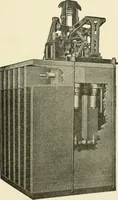 An illustration from Cyclopedia of applied electricity : a general reference work on direct-current generators and motors, storage batteries, electrochemistry, welding, electric wiring, meters, electric lighting, electric railways, power stations, switchboards, power transmission, alternating-current machinery, telegraphy, etc. (1916)