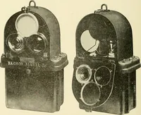 An illustration from Cyclopedia of applied electricity : a general reference work on direct-current generators and motors, storage batteries, electrochemistry, welding, electric wiring, meters, electric lighting, electric railways, power stations, switchboards, power transmission, alternating-current machinery, telegraphy, etc. (1916)